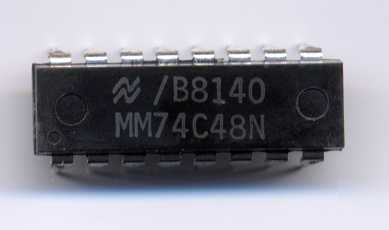 MM74C48N - cmos - bcd-to-7 segment decoder