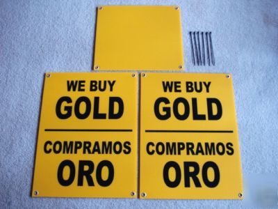 New we buy gold compramos oro sandwich board sign kit 