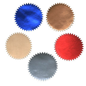 Official foil seals 50 pcs - all colors