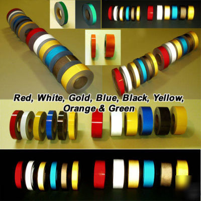 Red reflective floor safety tape 2