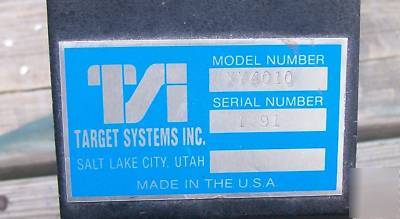 Target systems inc. laser model# xy 4010