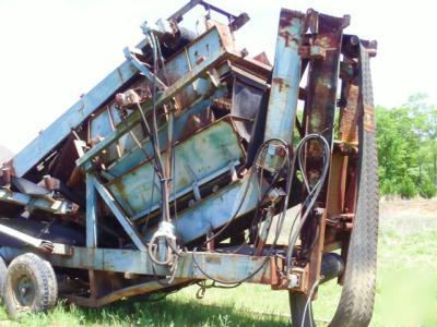 1994 powerscreen chieftan topsoil,gravel,sand,screener 