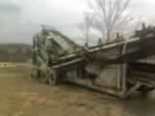 1994 powerscreen chieftan topsoil,gravel,sand,screener 