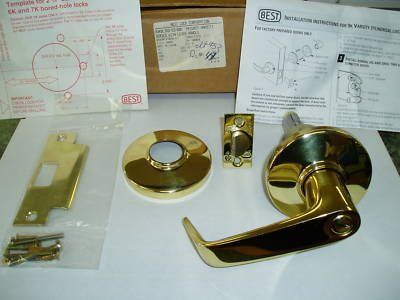 Best lever privacy locks, 93K0L15D-S3-605 bright brass