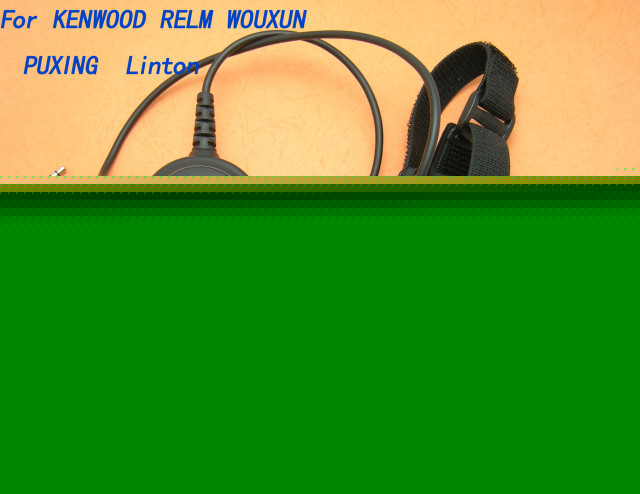 Heavy duty throat mic puxing wouxun kenwood 2 pin 094