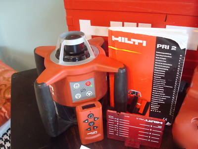 Hilti pri 2 PRI2 rotating self leveling laser level kit