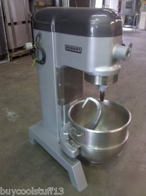 Hobart 80QT mixer stainless steel bowl & hook 1 phase