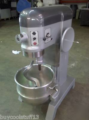 Hobart 80QT mixer stainless steel bowl & hook 1 phase