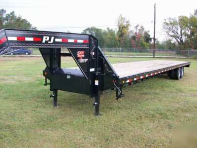 New 40 ft, 2- 10,000LB axles, pj trailers gooseneck