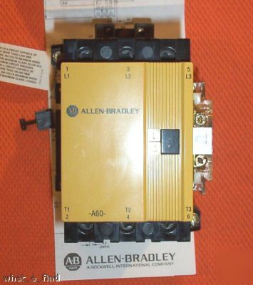 New allen bradley 100-A60NZ243 contactor 60 amp 600 vac
