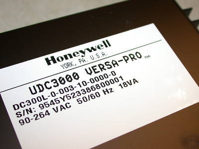 New honeywell UDC3000 versa-pro digital controller