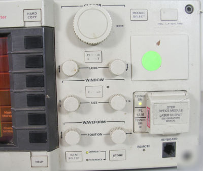 Tektronix TFP2A fibermaster otdr cable tester tested