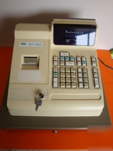 Japan commercial retail cash register dsl nt-1004 w key