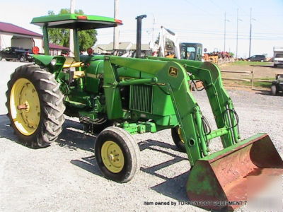 John deere 2350 tractor jd 175 loader 8 speed nice 