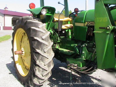 John deere 2350 tractor jd 175 loader 8 speed nice 