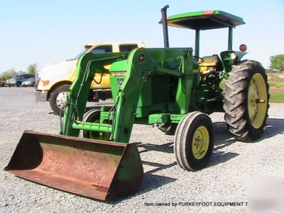 John deere 2350 tractor jd 175 loader 8 speed nice 