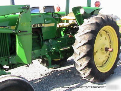 John deere 2350 tractor jd 175 loader 8 speed nice 