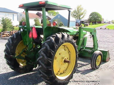 John deere 2350 tractor jd 175 loader 8 speed nice 