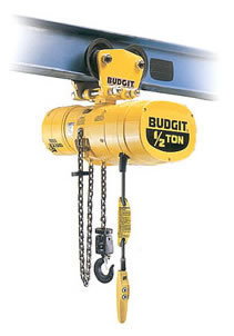 Single phase hoist menu 