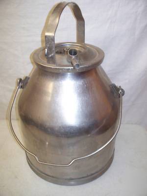 Stainless universal milk milking machine can bucket