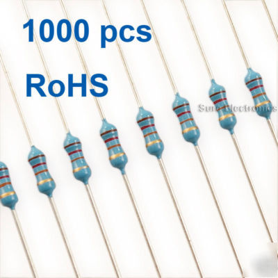 50 value 1/4W uniohm metal film resistor 5% 1000X rohs