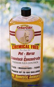All natural livestock insect spray CONCENTRATE1QT=100GL