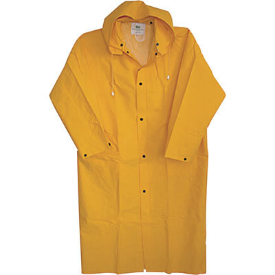 Boss pvc/poly raincoat yellow, large, 3PR8000YL