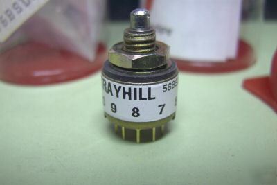 Grayhill; adjust. stop rotary switch #56BSDP36-01-1-ajn