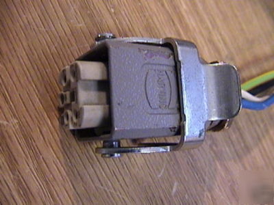 Harting han HAN4A-f plug insert coupling wire assembly