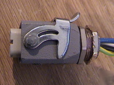 Harting han HAN4A-f plug insert coupling wire assembly