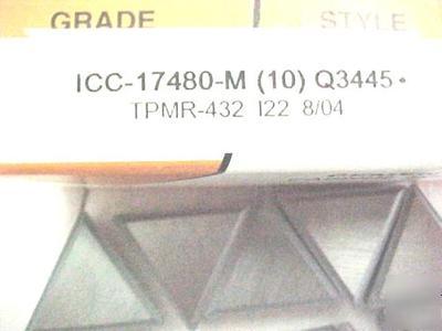 Interstate TPMR432 m cemented carbide inserts 