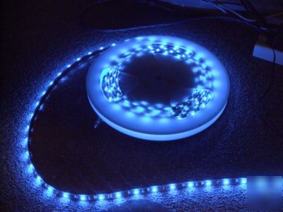 Led tape light, blue, 16 ft roll, weatherproof 