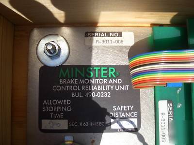 Minster brake monitor & control reliability unit