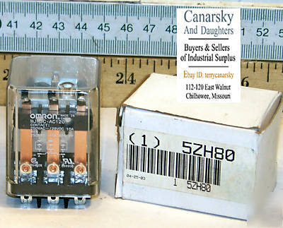 New 1 omron MJN3C-AC120 relay 