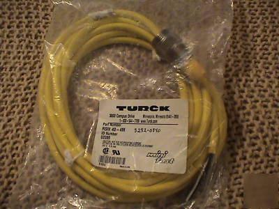 New turck minifast rsm 40-4M dc mini cable in bag