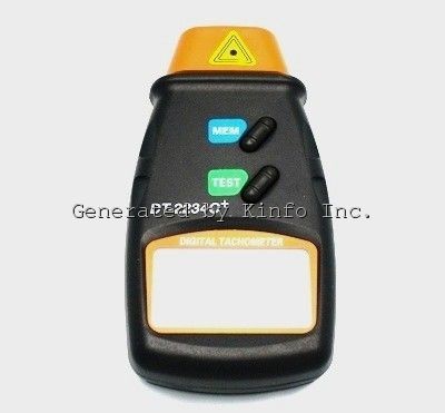 Non-contact digital laser tachometer wheel rpm meter