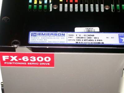 Very nice emerson positioning servo drive model#fx-6300