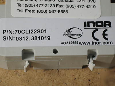  inor CLI22S loop powered high level signal isolators