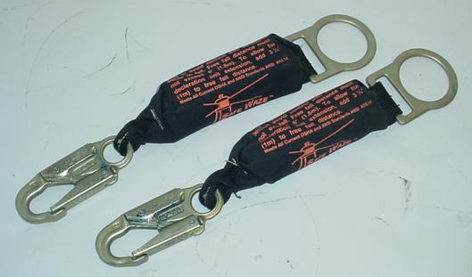 Safewaze safety harness lanyards 6' free fall