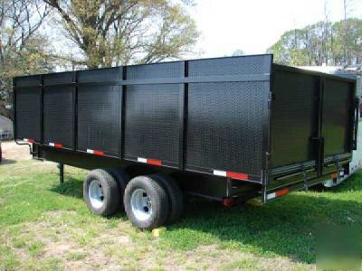 2010 8 x 20 x 4 gooseneck dump, dual tandem 20,000 gvw