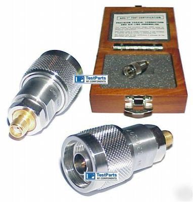 07-03108 amphenol n to sma lab grade rf coaxial adapter