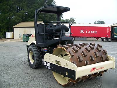 2006 ingersoll rand SD70F tf vibratory compactor roller