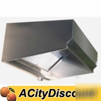 4FT x 3.5FT stainless restaurant grease exhaust hood