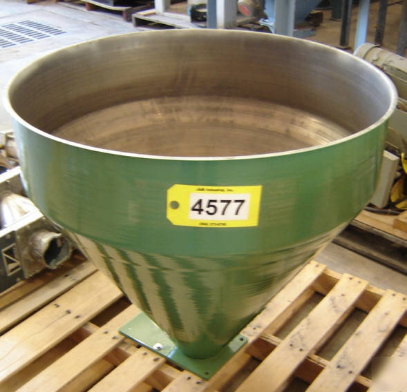 6.5 cubic ft carbon steel hopper