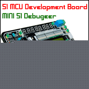 8051 mcu development board demo system + accessories