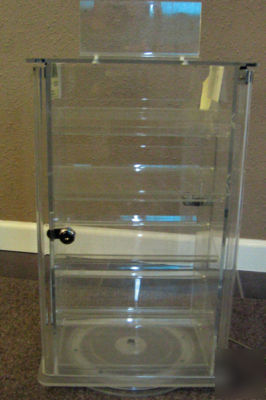 3 rotating acrylic displays jewelry gifts collectibles+