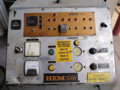 6967 he&m model 1500LA automatic horizontal band saw
