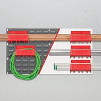 Akro-mils prohanger - 75# capacity - qty-6 - 30330RED