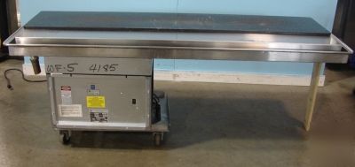 Atlas metals wf-5 drop-in frost top w/granite workstone