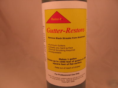 Black streaks, cleans gutters & vinyl siding pro-diy